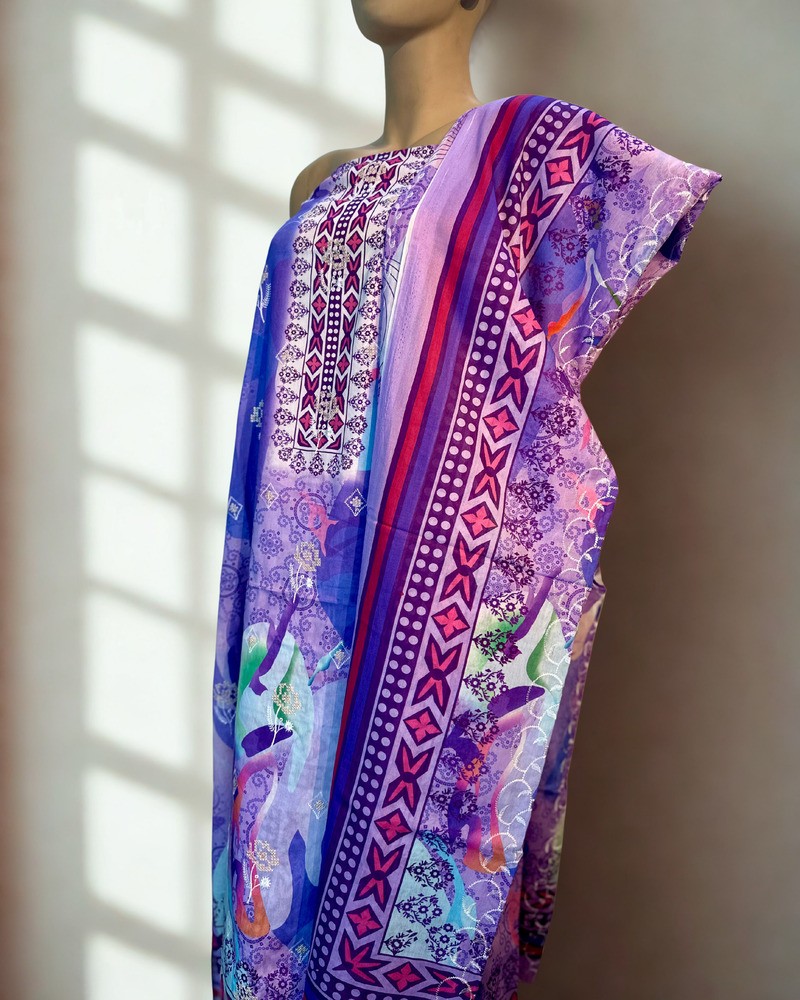 সিকুইন থ্রি পিস - Alternate view 1 showing  color