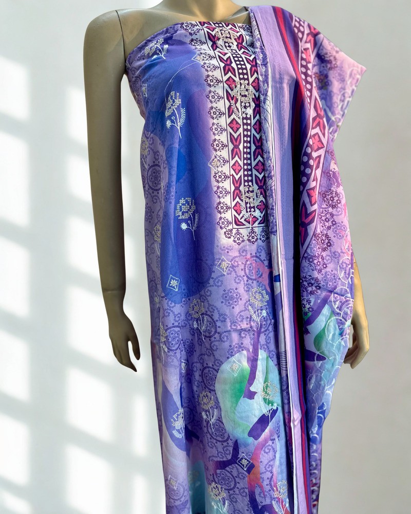 সিকুইন থ্রি পিস - Alternate view 2 showing  color