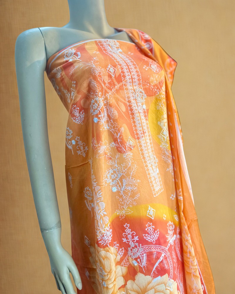 সিকুইন থ্রি পিস - Alternate view 2 showing  color