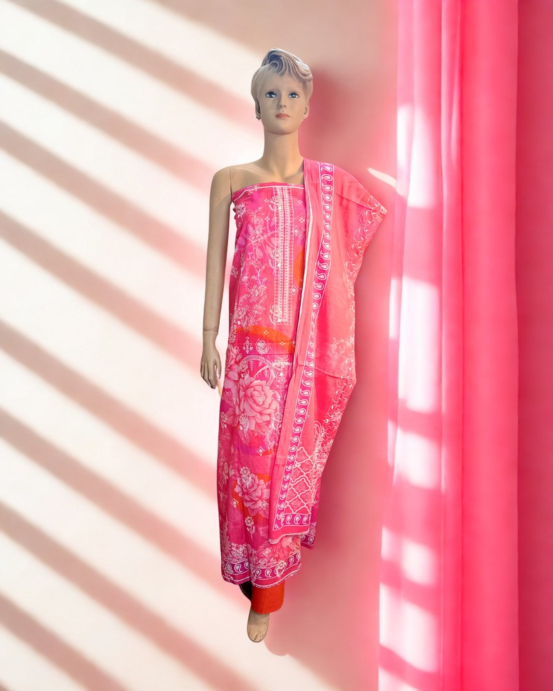 সিকুইন থ্রি পিস - Main view showing full design