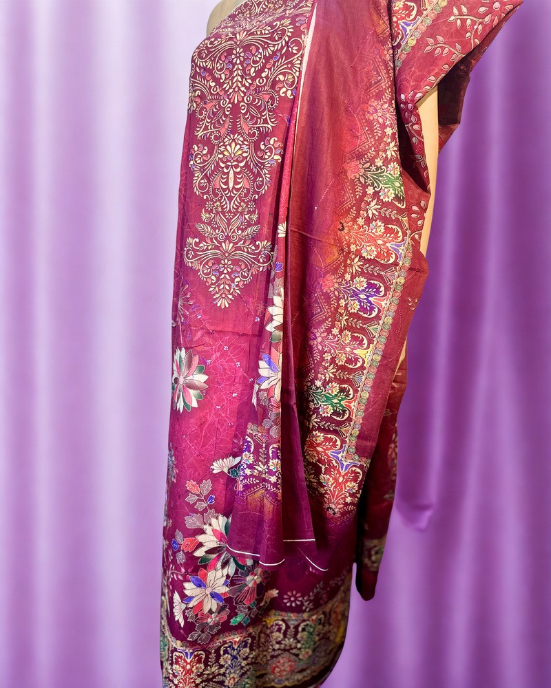 সিকুইন থ্রি পিস - Alternate view 1 showing  color