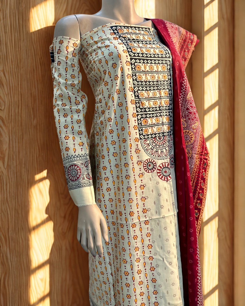 আনস্টিচড থ্রি পিস - ভিআইপি এ গ্রেড ব্লক - Alternate view 1 showing  color