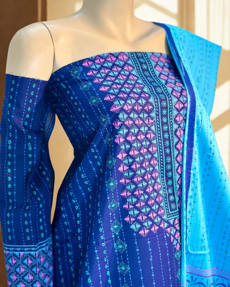 আনস্টিচড থ্রি পিস - ভিআইপি এ গ্রেড ব্লক - Alternate view 2 showing  color