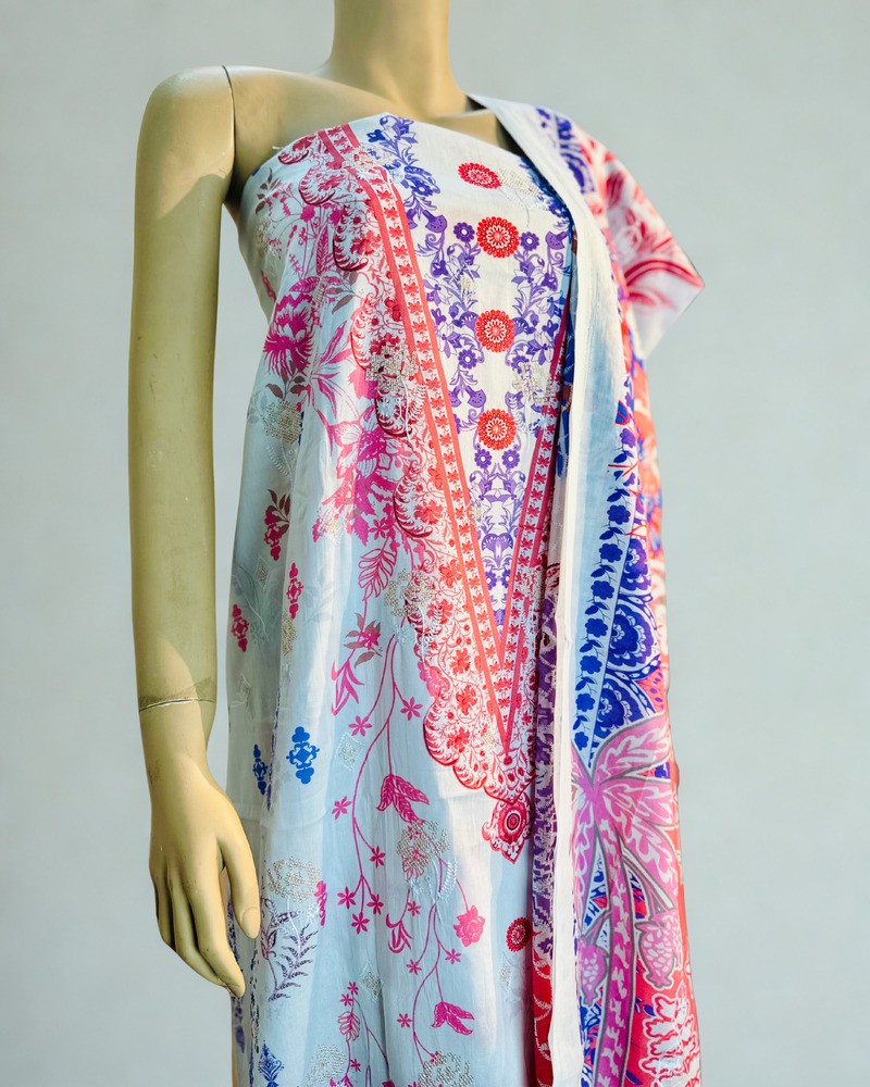 সিকুইন থ্রি পিস - Alternate view 1 showing  color