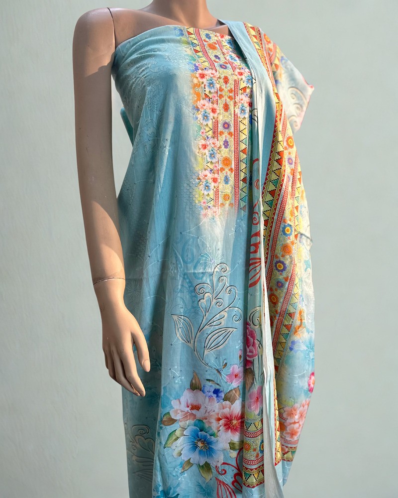 সিকুইন থ্রি পিস - Alternate view 2 showing  color